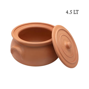 HAKAN CLAY POT WITH LID MIDI SIZE 4.5LT