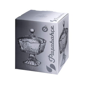 PASABAHCE STELLA GLASS SUGAR BOWL 95467