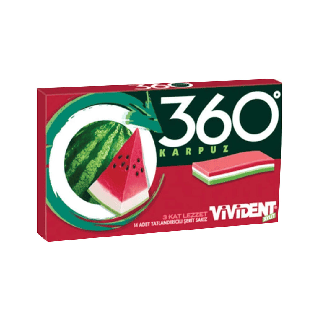 VIVIDENT XYLIT 360 GUM W WATERMELON 33G