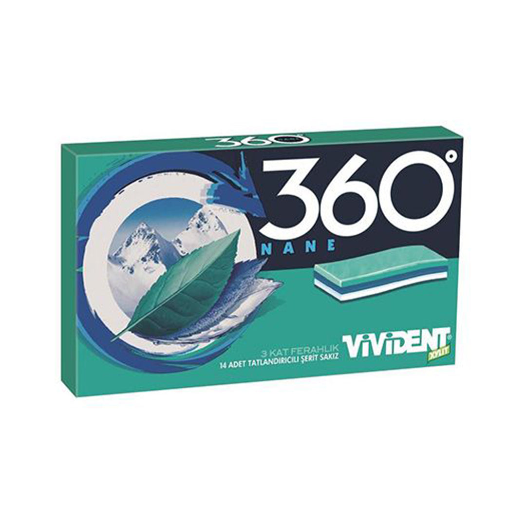 VIVIDENT XYLIT 360 GUM W MINT 33G