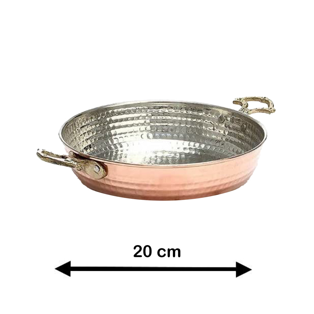 COPPER PAN 20 CM (7.87 ") (BAKIR SAHAN)