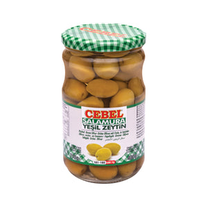 CEBEL PICKLED GREEN OLIVES (JAR) 400GR