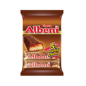 ULKER ALBENI CHOC. COATED BAR 5PK 200GR