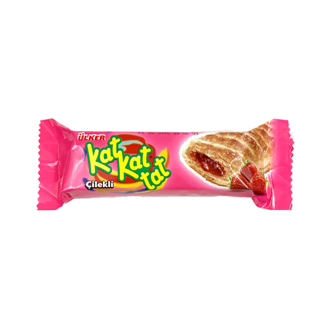 ULKER KAT KAT STRAWBERRY FILLING BISCUIT 32GR