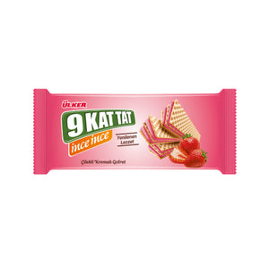 ULKER 9 KAT STRAWBERRY WAFERS 114GR