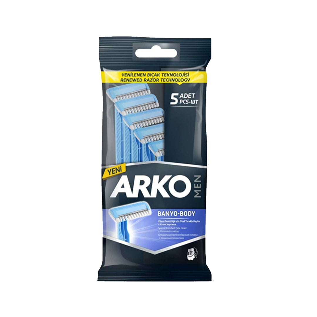 ARKO DISPOSABLE BODY RAZOR 5PCS