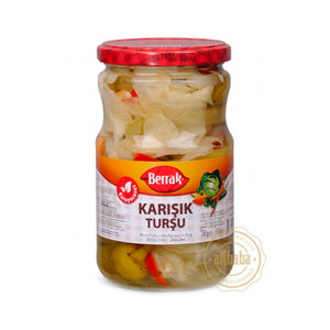 BERRAK MIXED PICKLES 720ML GLASS