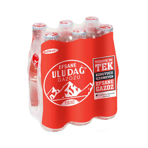 ULUDAG GAZOZ 250ML GLASS X 6