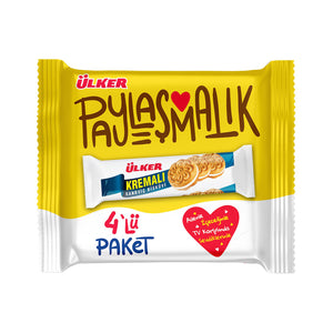 ULKER KREMALI SANDVIC BISKUVI 4PK 244GR