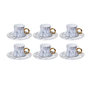 KORKMAZ FREEDOM COFFEE SET A8634-2 12PCS