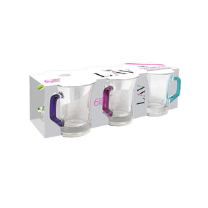 LAV MUG COLOURED ZPL404 6PCS