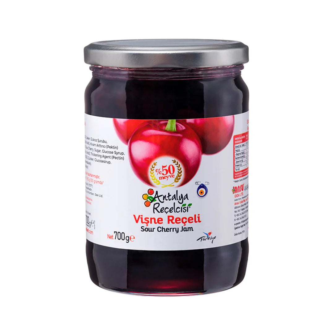 ANTALYA RECELCISI SOUR CHERRY JAM 700GR