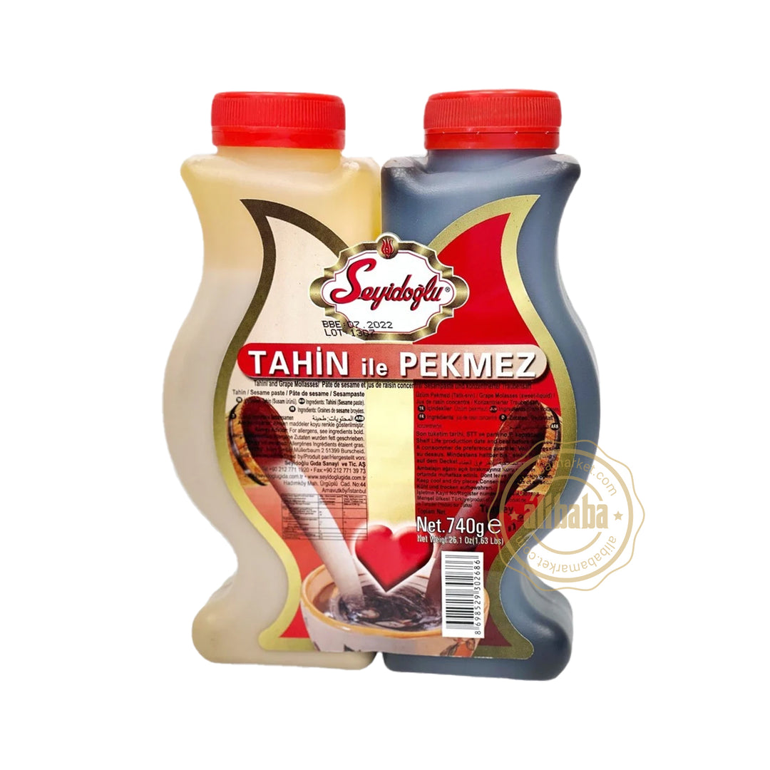 SEYIDOGLU TAHINI GRAPE MOLASSES BUNDLE 740G