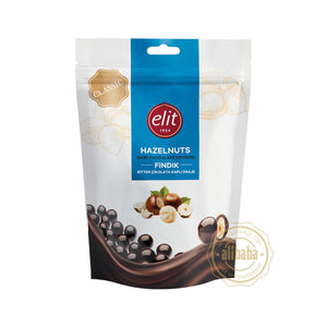 ELIT DARK CHOCOLATE COVERED HAZELNUT DRAGEE 125GR