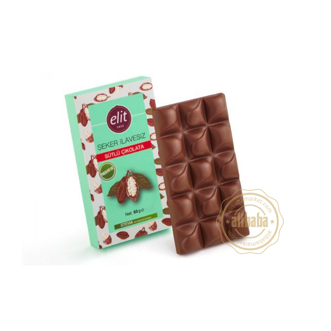 ELIT NO ADDED SUGAR MILK CHOCOLATE 60GR