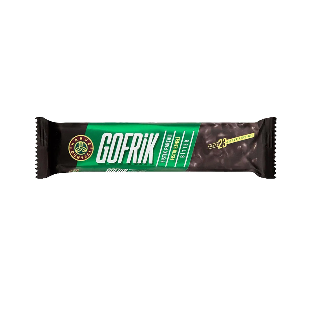 KAHVE DUNYASI GOFRIK DARK CHOCOLATE WITH PISTACHIOS 33GR