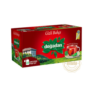 DOGADAN GIZLI BAHCE BLACK TEA 25PC TEA BAG 50GR