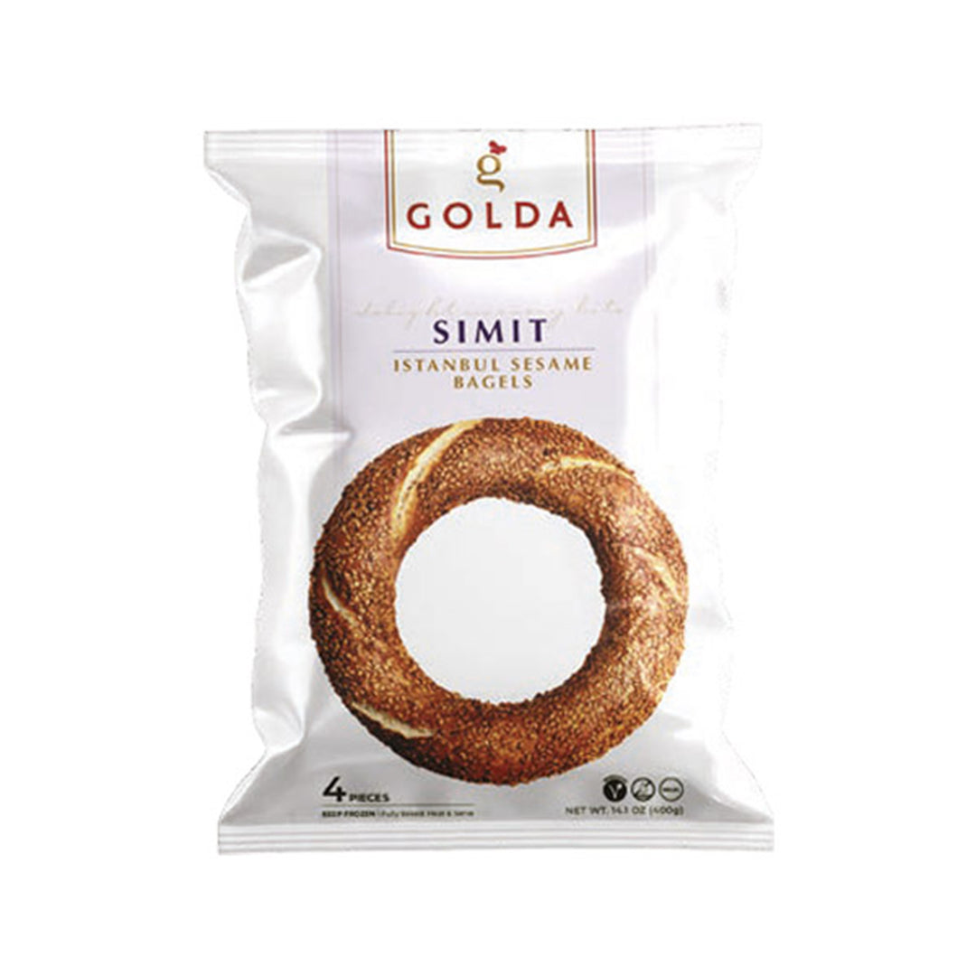 GOLDA ISTANBUL SESAME BAGEL (SIMIT) 4PCS - Altin Grocery Simit Golda