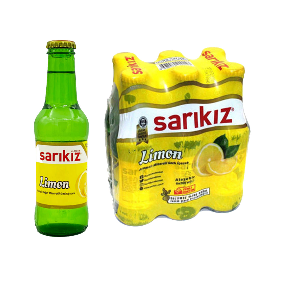 SARIKIZ MINERAL WATER W LEMON 200ML GLASS X 6